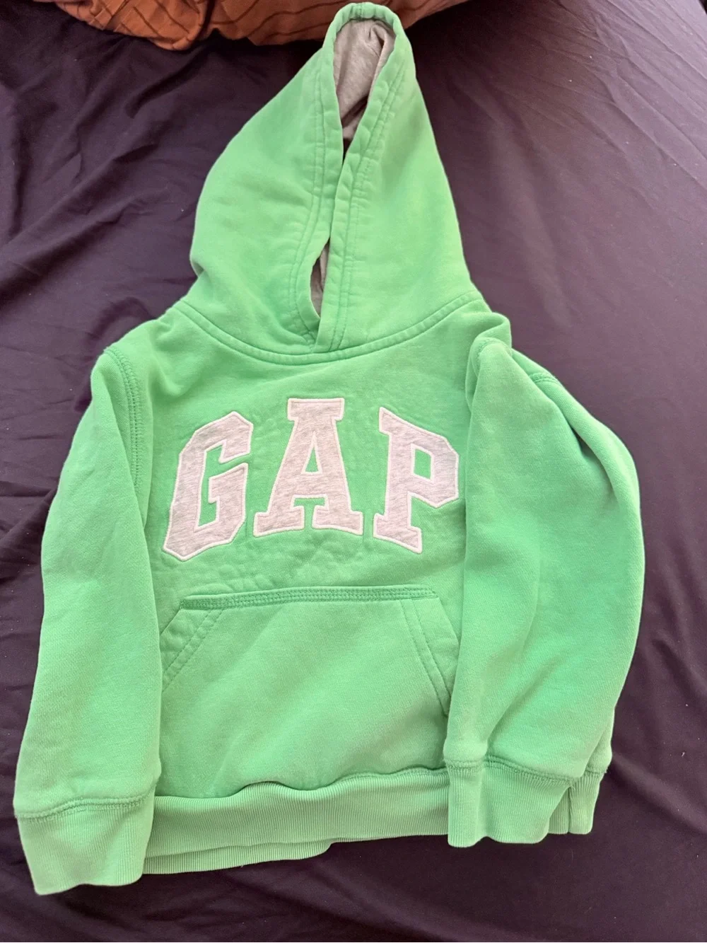 GAP Kids Lime Green Hooded Sweatshirt